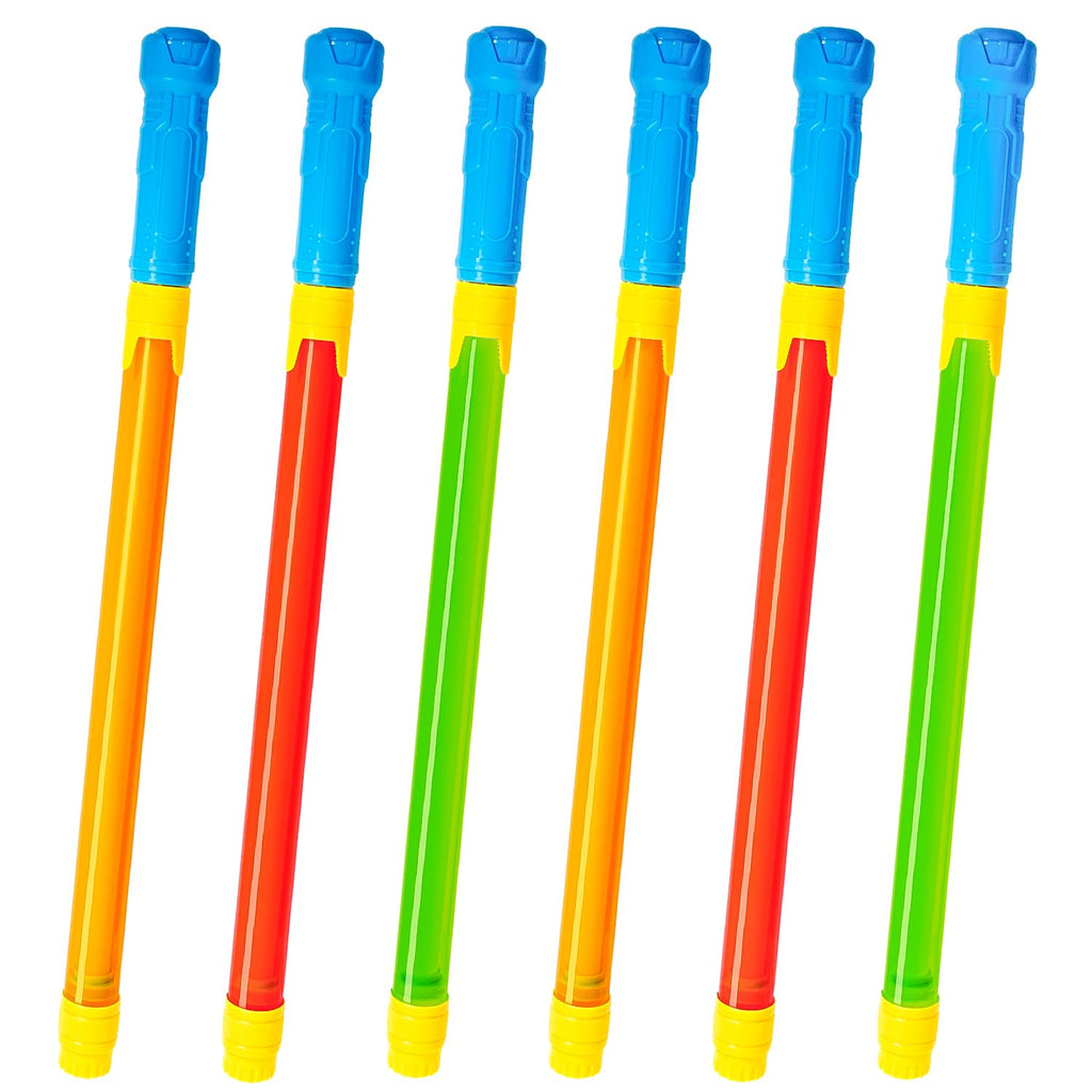 DEKWELL 6-Pack Water Guns for Kids & Adults - Super Soakers with 40ft Range, Safe ABS Plastic, Pool Toys for Ages 3+