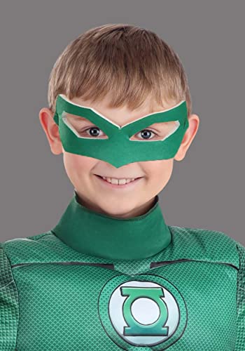 Deluxe Green Lantern Costume for Kids – Small, Muscle-Padded Jumpsuit with Mask and Ring