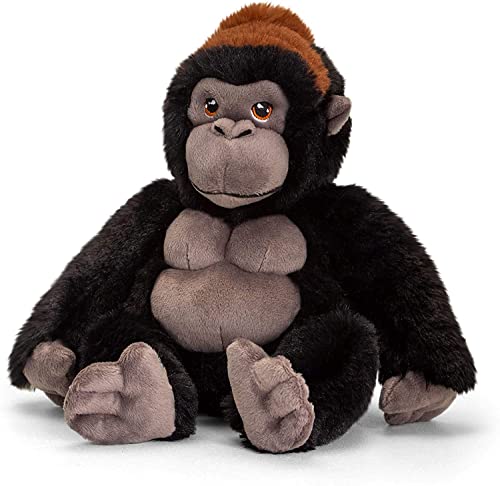 Deluxe Paws 100% Recycled Gorilla Plush Toy – Eco-Friendly Soft Toy from Birth