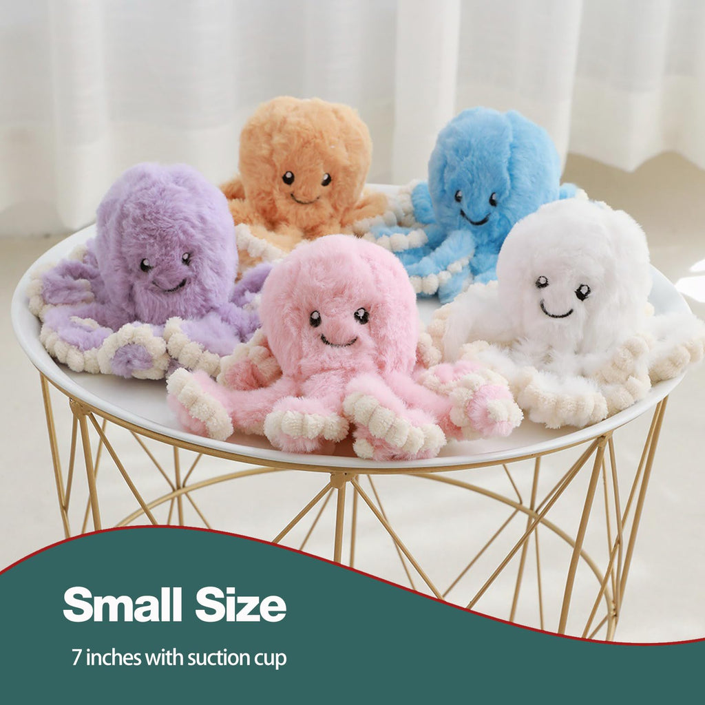 DENTRUN Giant Octopus Stuffed Animal - Soft Plush Toy in 5 Colors and 4 Sizes, Cuddly Sea Animal Doll for Kids and Adults