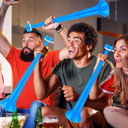 Denylo pro 24-Inch Collapsible Stadium Horn – Blue Vuvuzela for Sporting Events & Parties