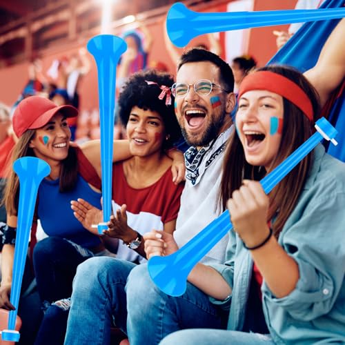 Denylo pro 24-Inch Collapsible Stadium Horn – Blue Vuvuzela for Sporting Events & Parties