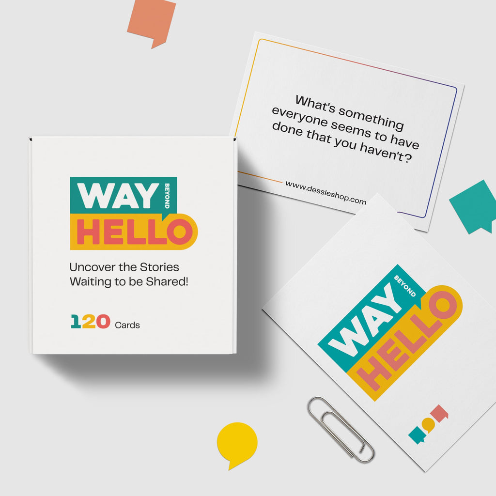 Dessie Way Beyond Hello Conversation Cards - 120 Questions for Couples, Families & More