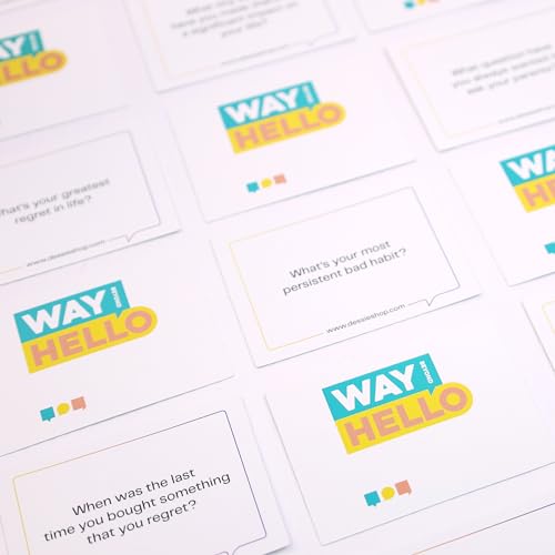 Dessie Way Beyond Hello Conversation Cards - 120 Questions for Couples, Families & More