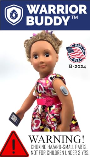 Dexcom G6 Doll Diabetes Accessory Set – 2 Over-Patches for 18-Inch Dolls by Deck My Diabetes