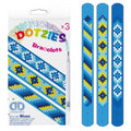 Diamond Dotz Dotzies Blues Diamond Painting Bracelet Kit – 3 Bracelets with Gemstones