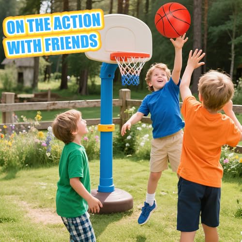 Dilabnba 8-Inch Mini Rubber Basketballs (4-Pack) – Soft, Bouncy, and Safe for Kids Indoor/Outdoor Play