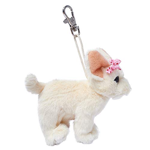 DILLY DUDU 4-Inch Cream Chihuahua Plush Keychain – Soft Beanbag Stuffed Animal Toy