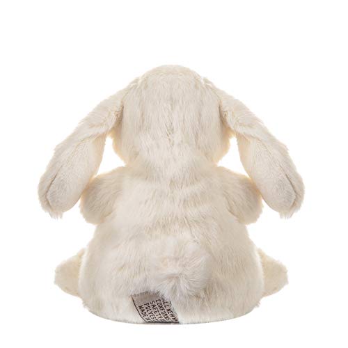 DILLY DUDU Cream 6-Inch Plush Bunny – Soft Stuffed Animal with Bean-Filled Bottom