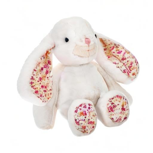 DILLY DUDU White Bunny Stuffed Animal – 14 Inch Soft Plush Toy