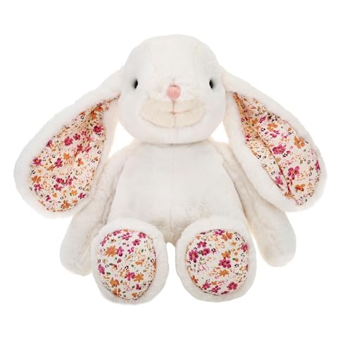 DILLY DUDU White Bunny Stuffed Animal – 14 Inch Soft Plush Toy