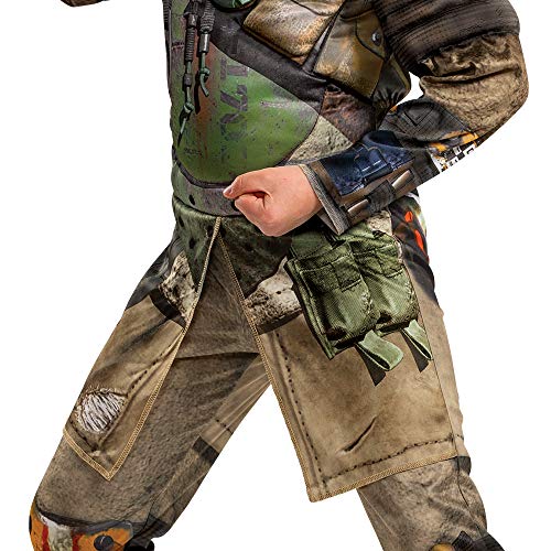 Disguise Apex Legends Bloodhound Costume for Kids - Muscle Padded Jumpsuit & Mask, Size Large (10-12)