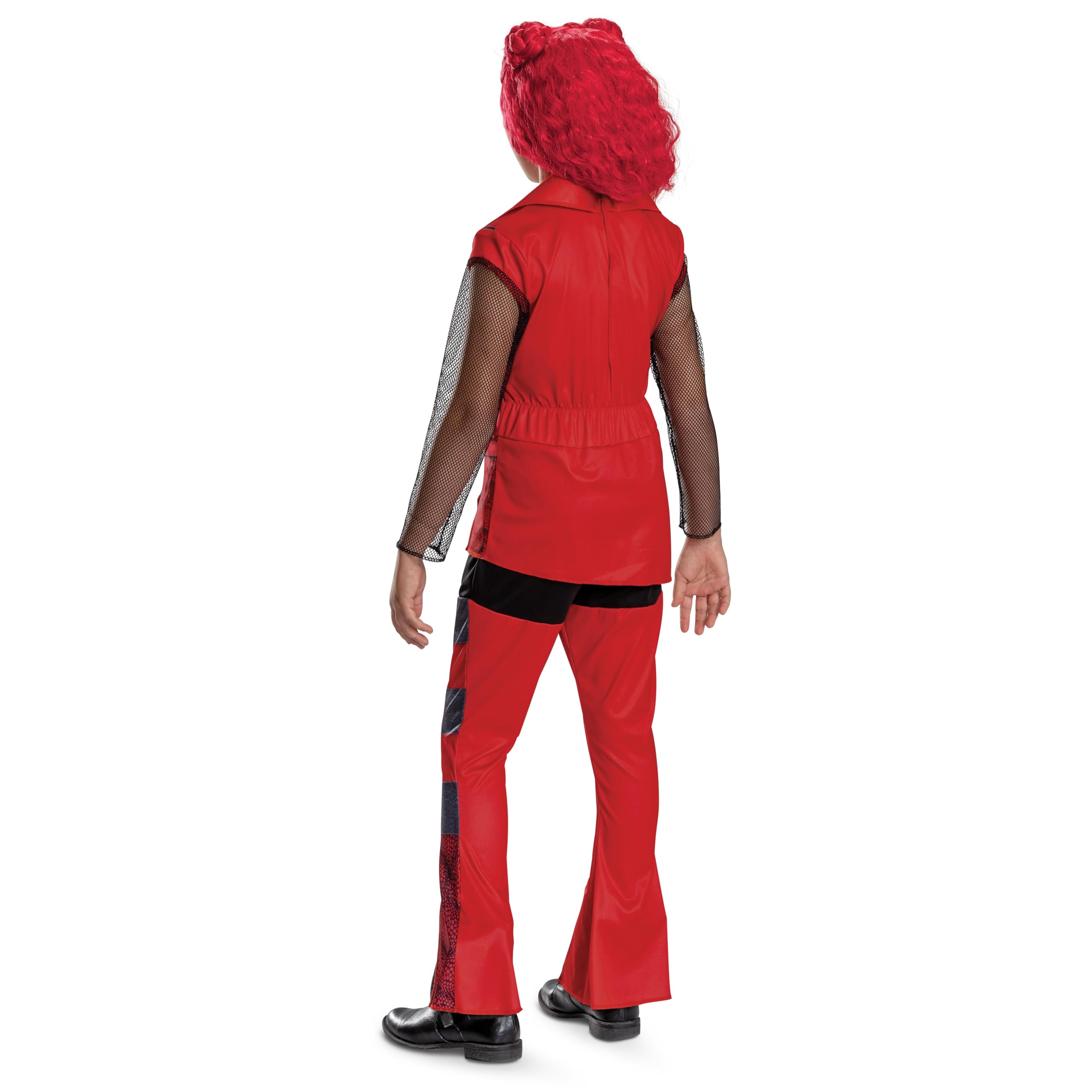 Disney Descendants The Rise of Red Costume for Kids – Official Red Jumpsuit (Size 10-12)