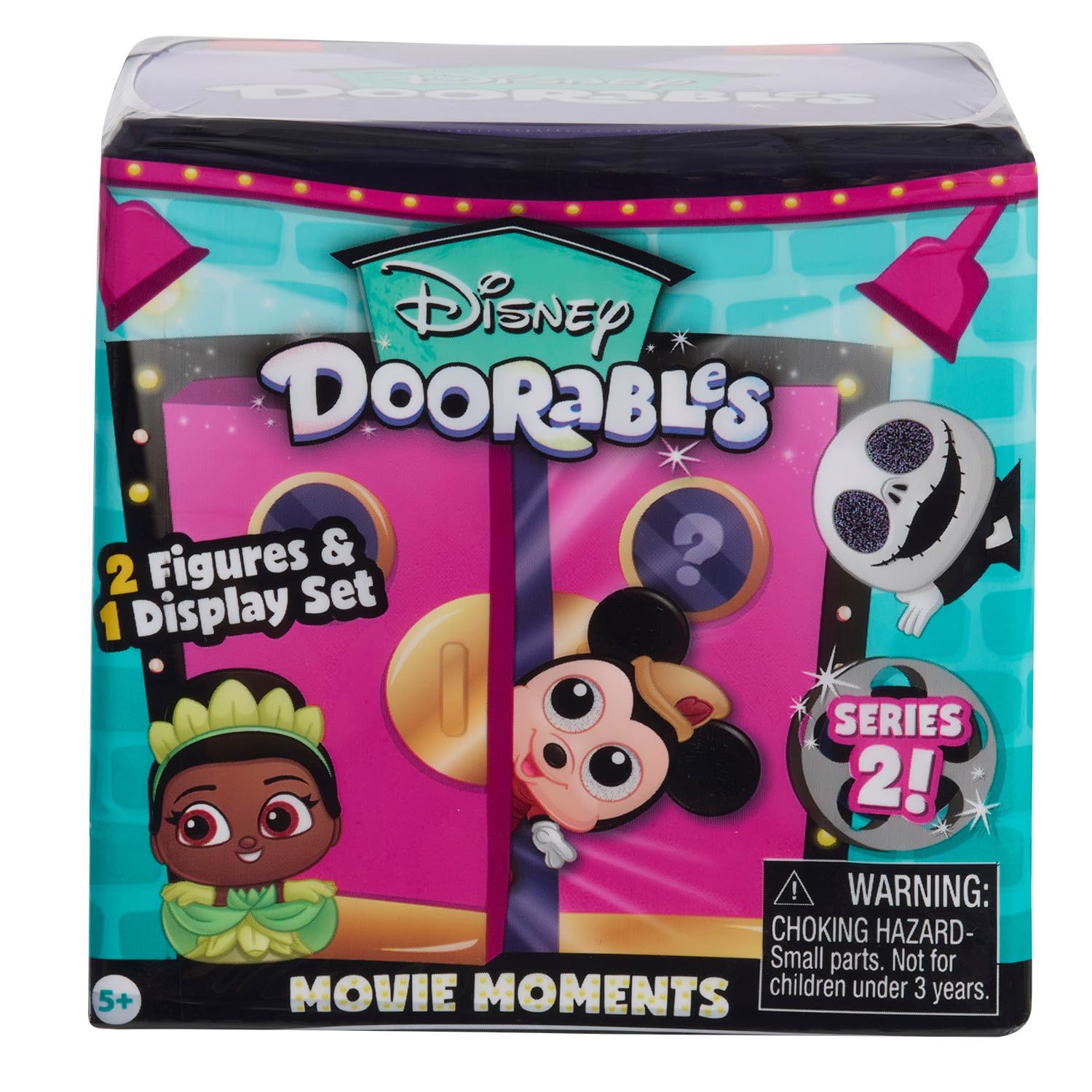 Disney Doorables Movie Moments Series 2 - 2-Pack 1.5-Inch Collectible Figurines with Diorama Display