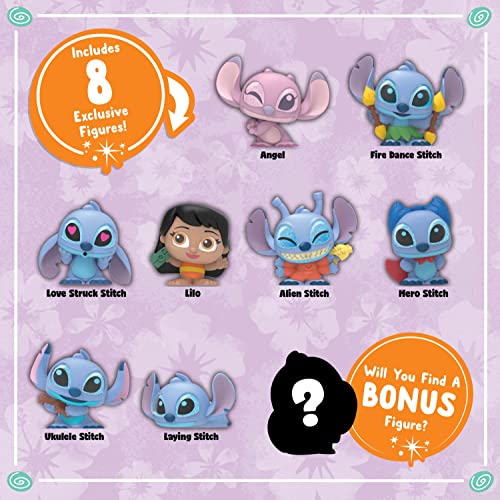 Disney Doorables Stitch Collection Peek – 8 Exclusive Figurines with Lilo, Angel & 5 Stitch Variants