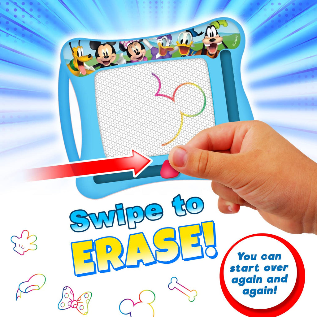 Disney Mickey Mouse Magnetic Drawing Board – JA-RU Mess-Free Doodle Tablet for Toddlers & Kids