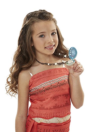 Disney Moana Heart of Te Fiti Light-Up Shell Necklace - Dress-Up Toy for Kids