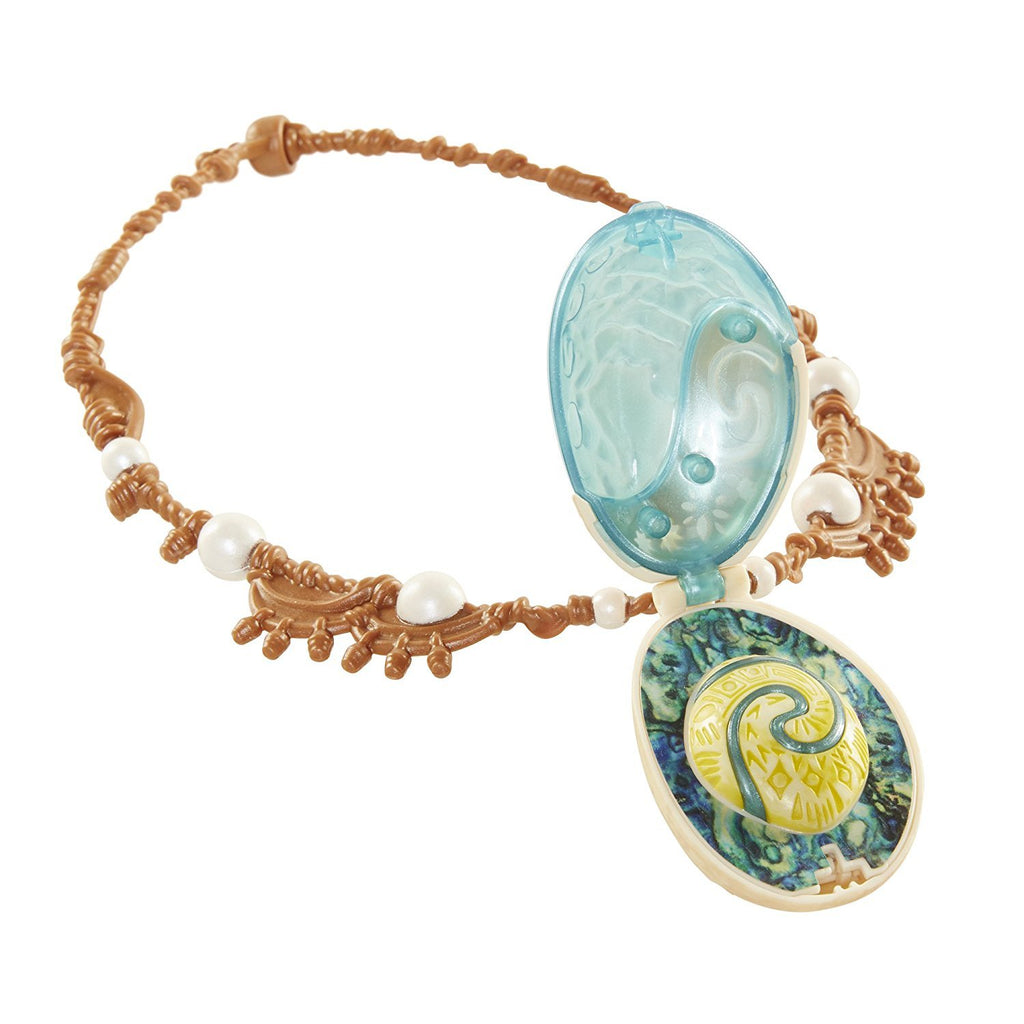Disney Moana Heart of Te Fiti Light-Up Shell Necklace - Dress-Up Toy for Kids