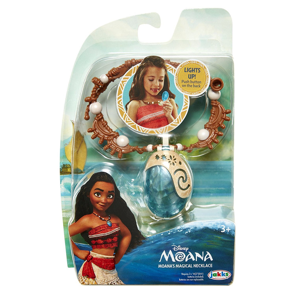 Disney Moana Heart of Te Fiti Light-Up Shell Necklace - Dress-Up Toy for Kids