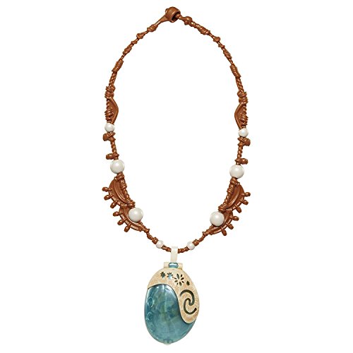 Disney Moana Heart of Te Fiti Light-Up Shell Necklace - Dress-Up Toy for Kids