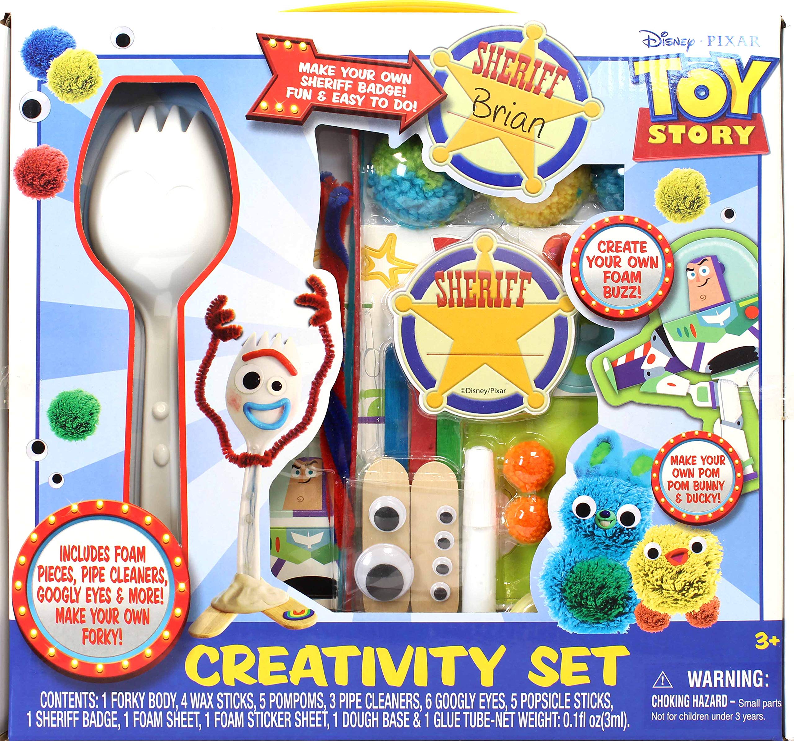 Disney Pixar Toy Story Creativity Set by Tara Toys – Coloring Sheets, Stickers, Markers & More for Kids Ages 3+