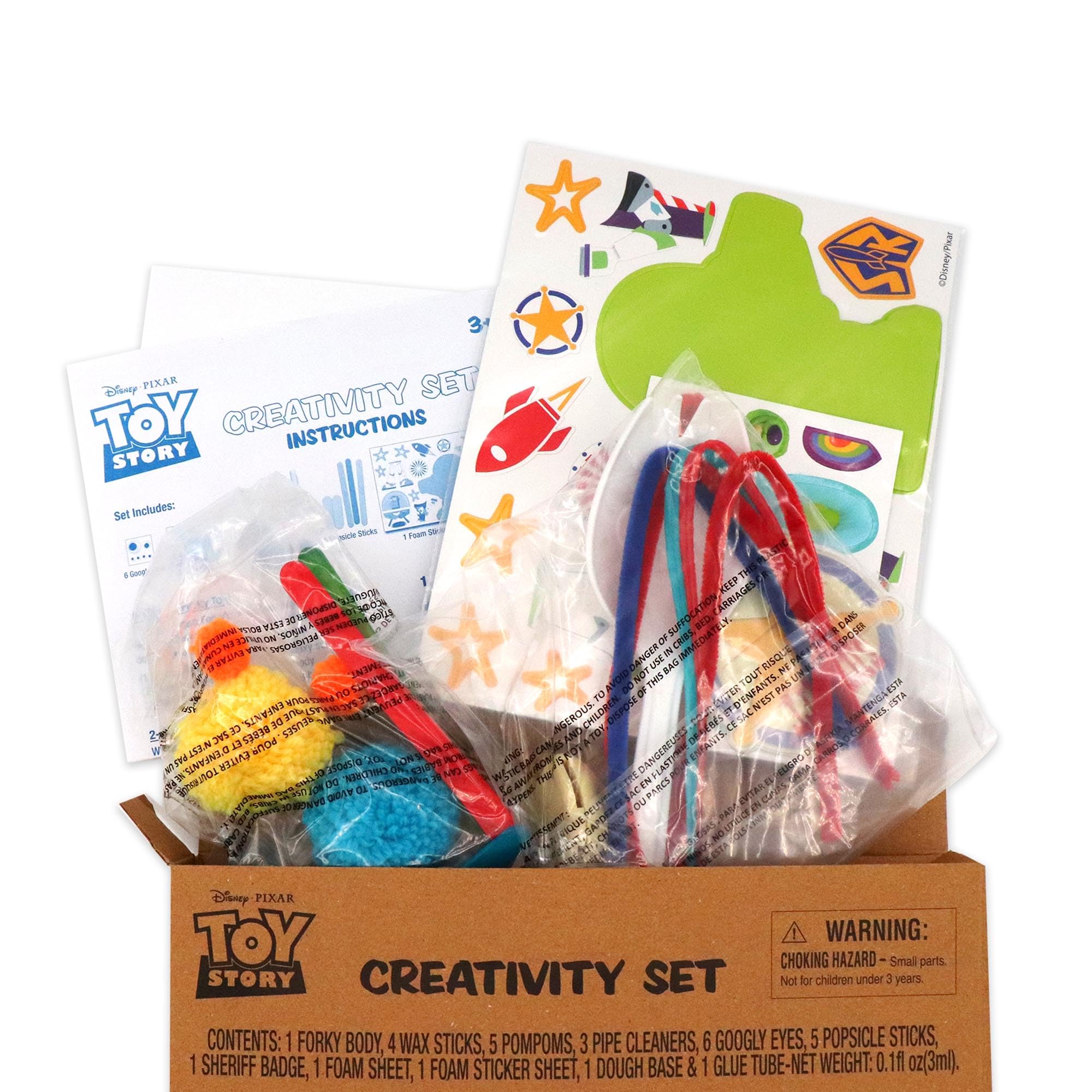 Disney Pixar Toy Story Creativity Set by Tara Toys – Coloring Sheets, Stickers, Markers & More for Kids Ages 3+
