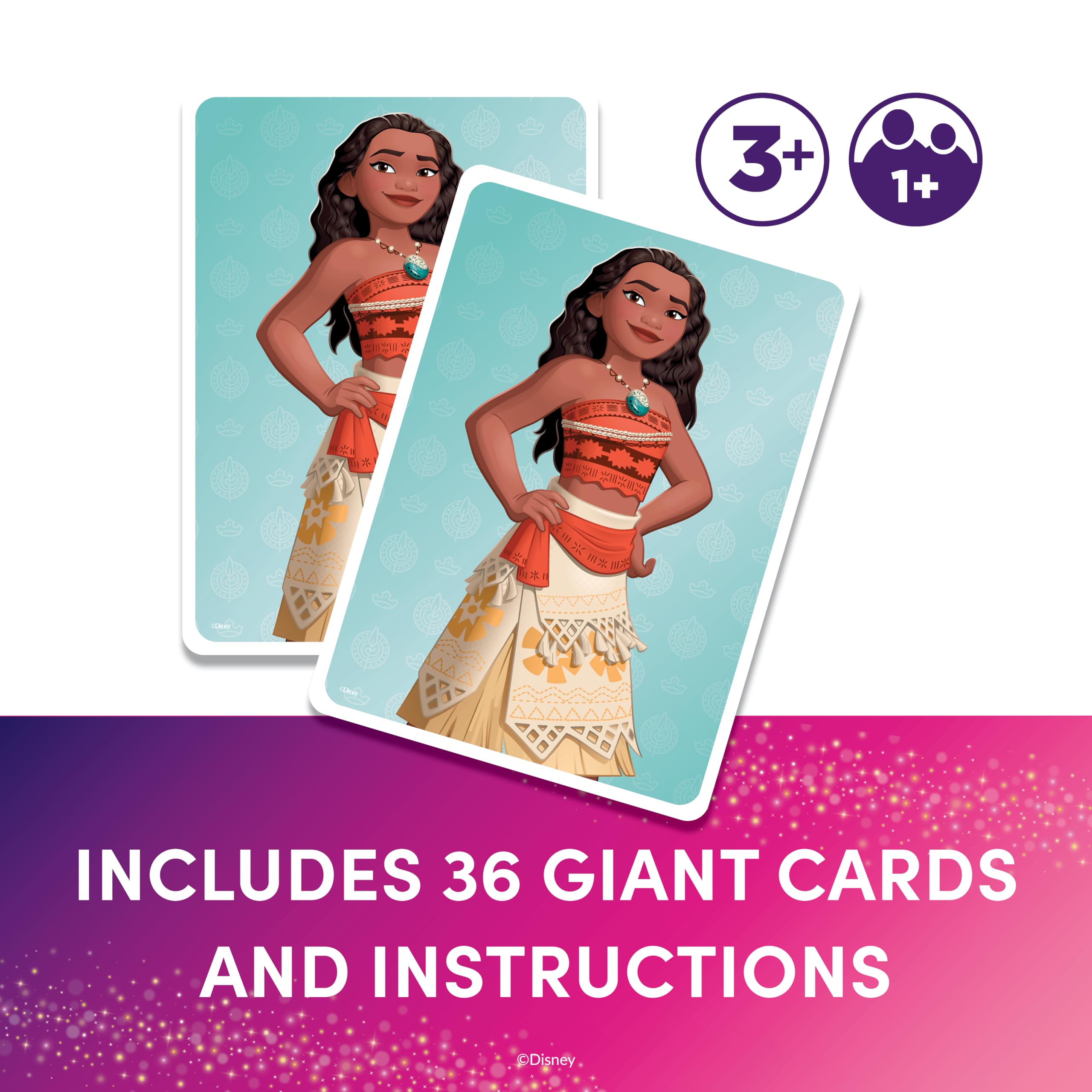 Disney Princess Giant Matching Game – 36 Mega Cards for Kids Ages 3+