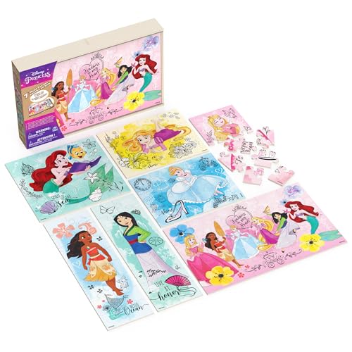 Disney Princess Puzzles 7-Pack – Jigsaw Bundle for Kids Ages 4+ (12, 16, 24 Pieces)