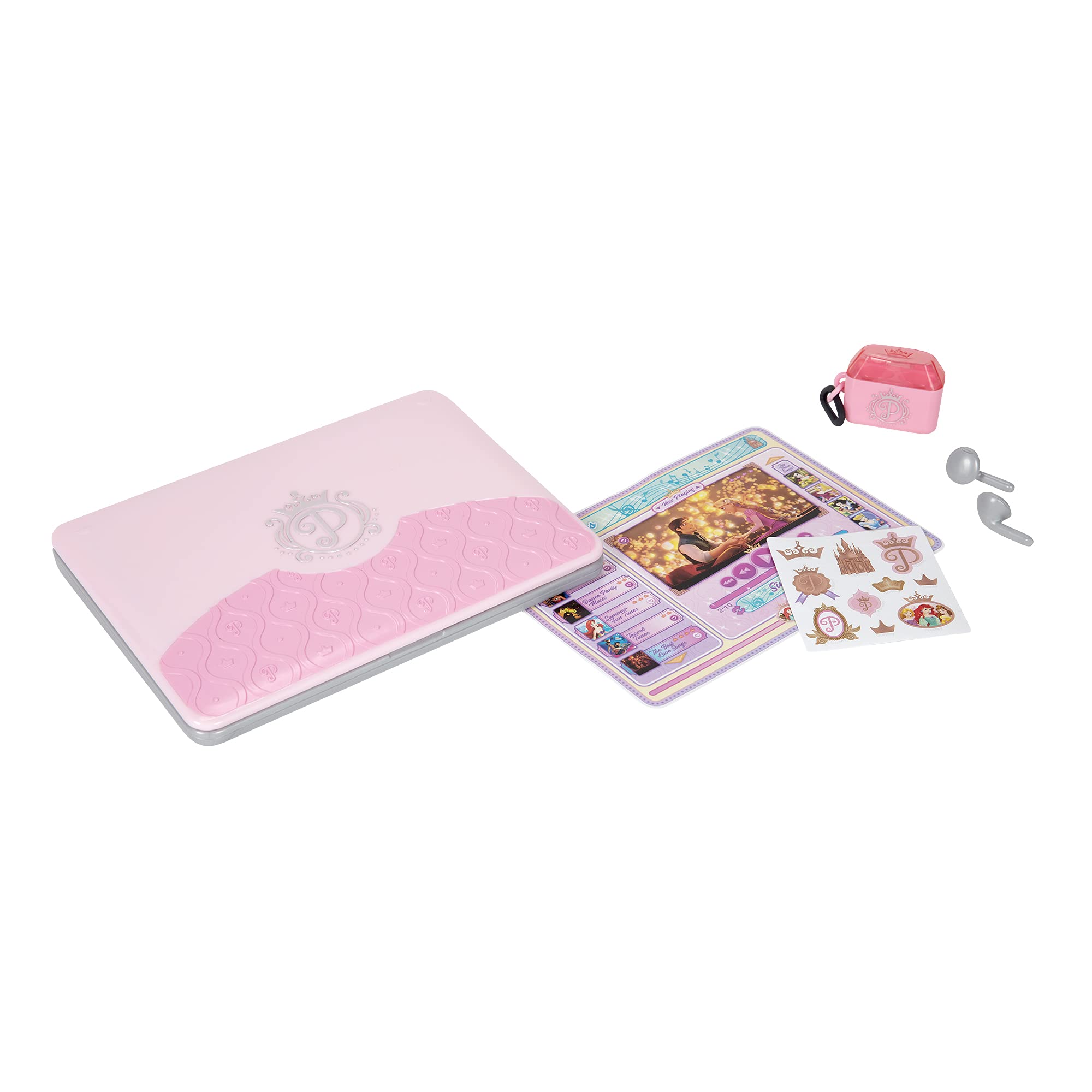 Disney Princess Style Collection Laptop – Pretend Play Toy with 5 Modes, Sounds & Stickers