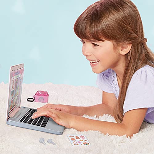 Disney Princess Style Collection Laptop – Pretend Play Toy with 5 Modes, Sounds & Stickers