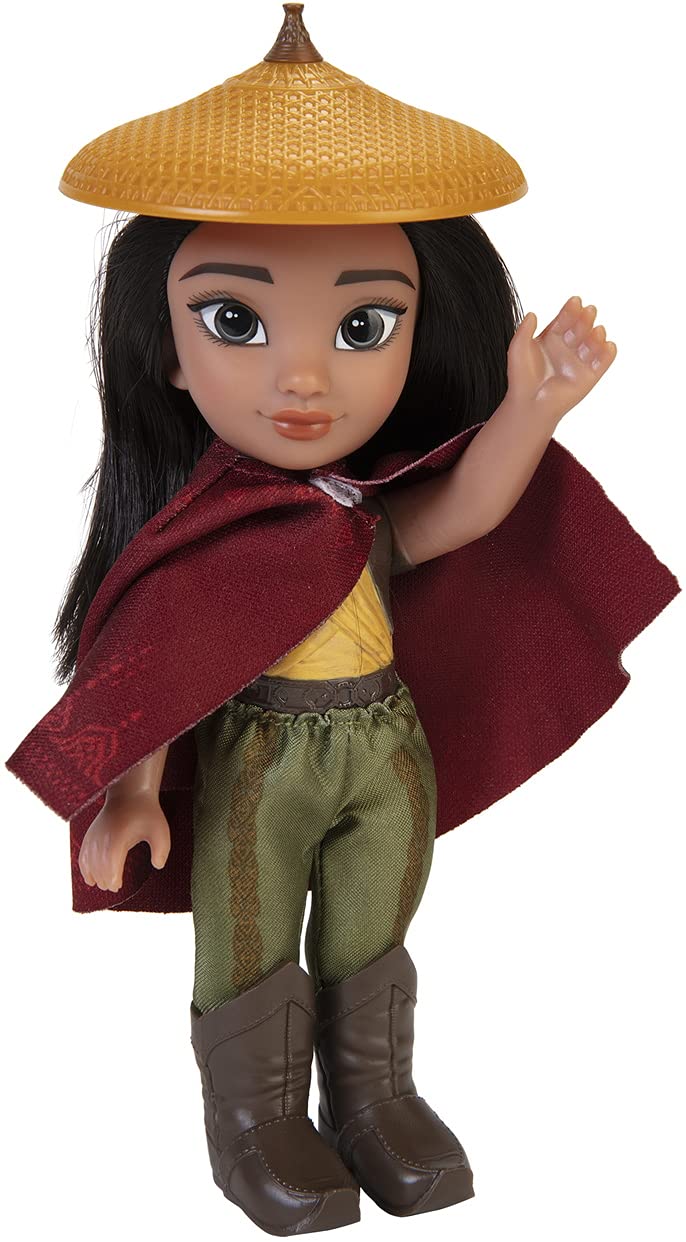 Disney Raya and the Last Dragon Petite Raya Doll - 5 Points of Articulation, Removable Outfit, Ages 3+