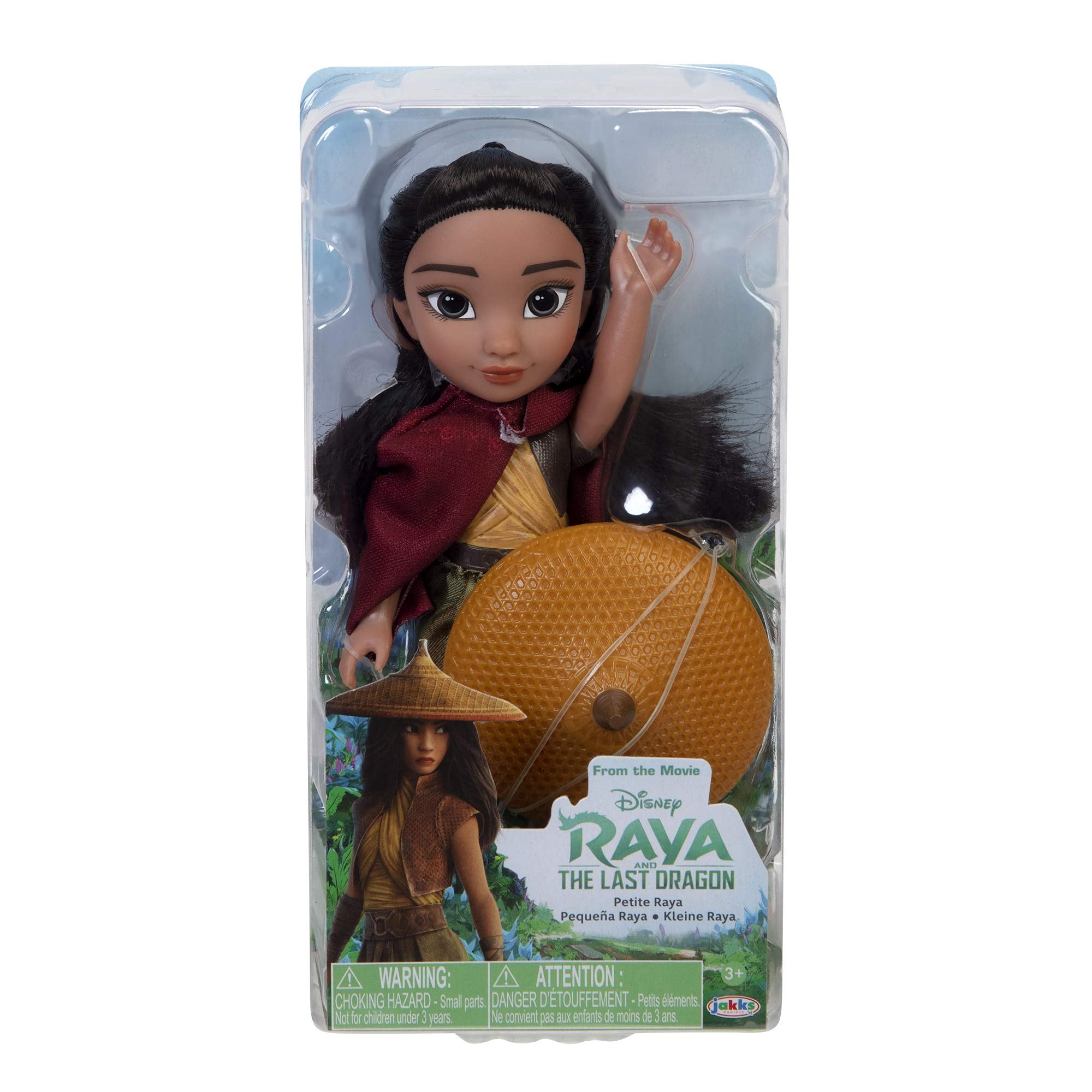 Disney Raya and the Last Dragon Petite Raya Doll - 5 Points of Articulation, Removable Outfit, Ages 3+