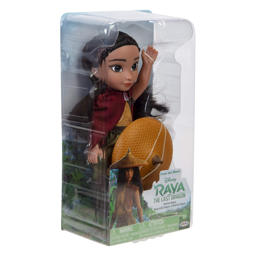 Disney Raya and the Last Dragon Petite Raya Doll - 5 Points of Articulation, Removable Outfit, Ages 3+