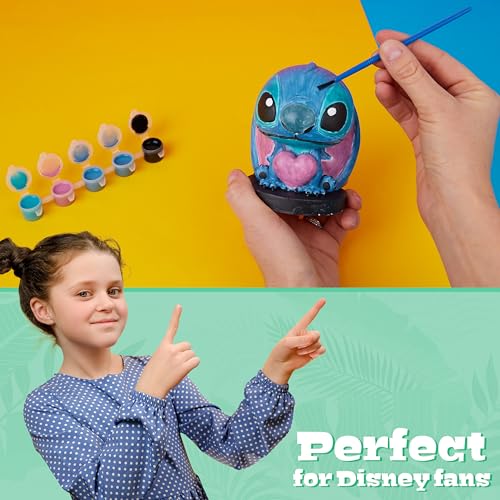 Disney Stitch Paint Your Own Plaster Figure Set – DIY Art Kit for Kids and Teens