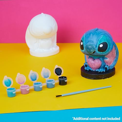 Disney Stitch Paint Your Own Plaster Figure Set – DIY Art Kit for Kids and Teens