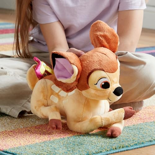 Disney Store Official Bambi Medium Soft Toy – Detailed Plush with Embroidered Features & Satin Butterfly