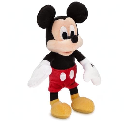 Disney Store Official Mini Bean Bag Plush: Mickey Mouse - Soft Stuffed Animal with Embroidered Details