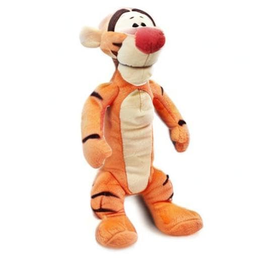 Disney Store Official Mini Bean Bag Plushie - Tigger Stuffed Animal with Embroidered Features and Soft Velour Fabric