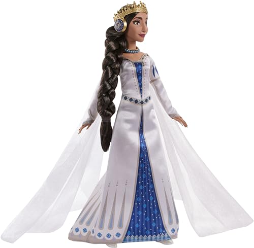 Disney Wish Queen Amaya of Rosas Fashion Doll - Posable with Removable Gown, Crown & Accessories