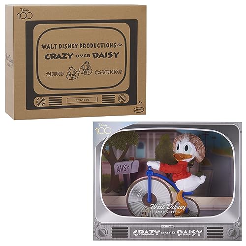 Disney100 Years of Wonder Crazy Over Daisy Donald Duck Collectible Plush Diorama - Amazon Exclusive by Just Play