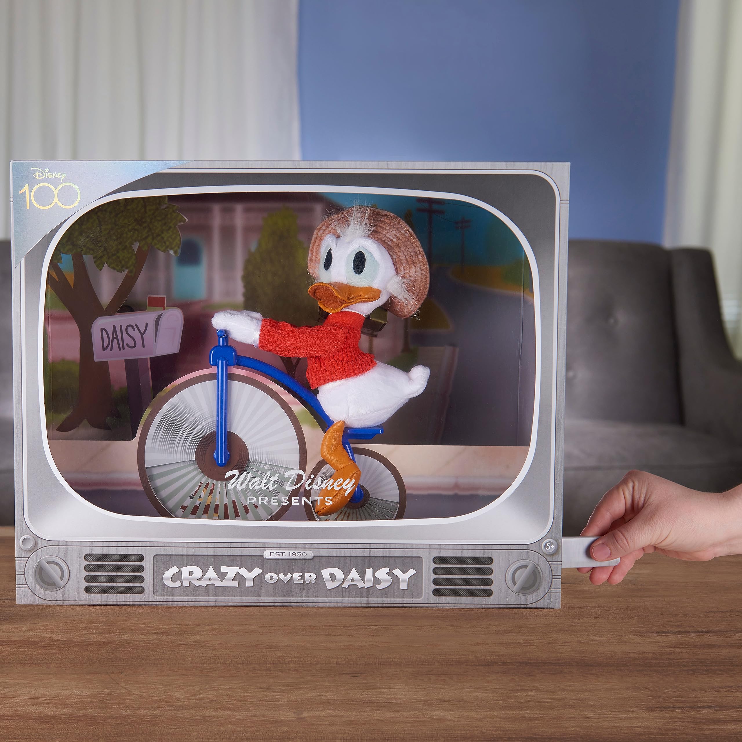 Disney100 Years of Wonder Crazy Over Daisy Donald Duck Collectible Plush Diorama - Amazon Exclusive by Just Play