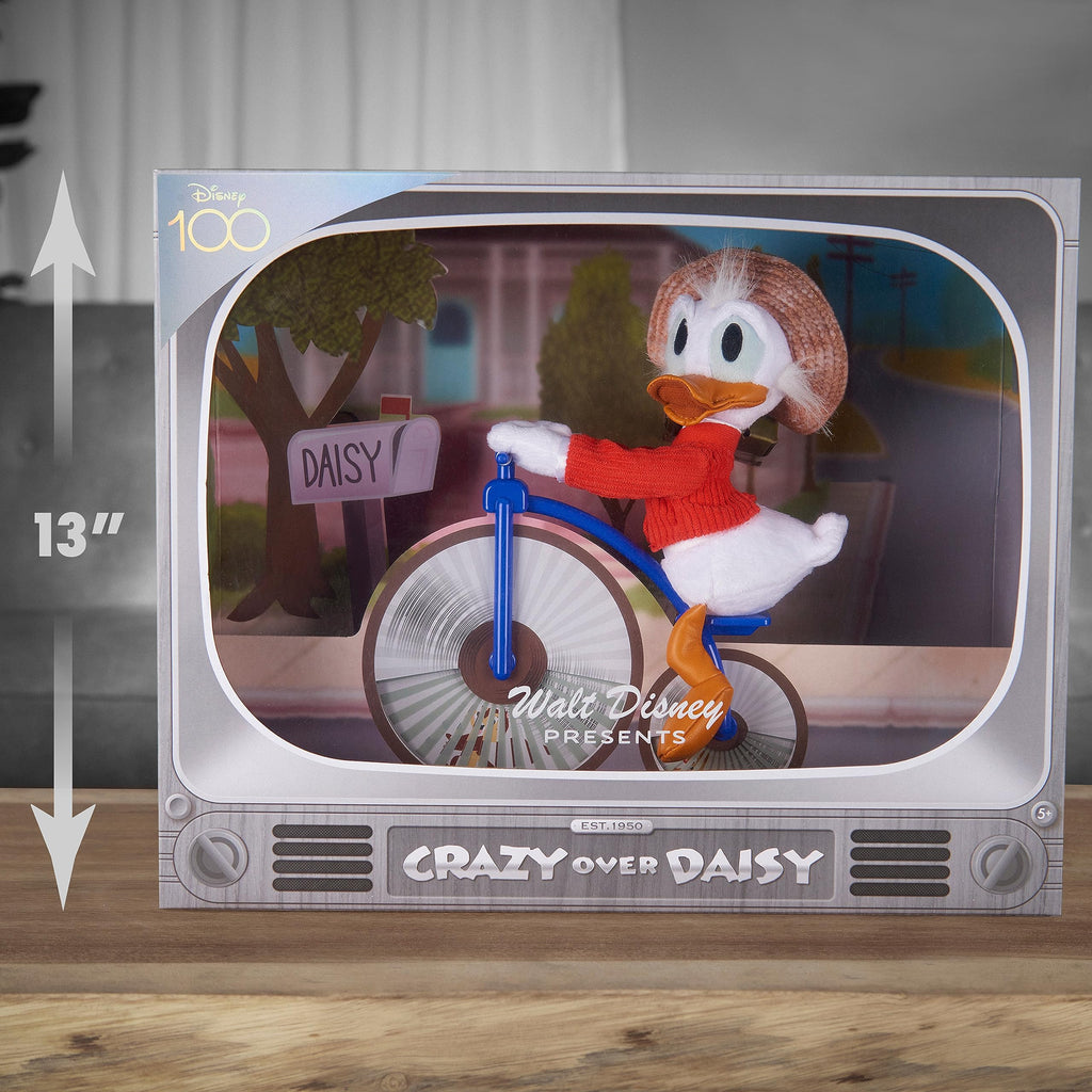 Disney100 Years of Wonder Crazy Over Daisy Donald Duck Collectible Plush Diorama - Amazon Exclusive by Just Play