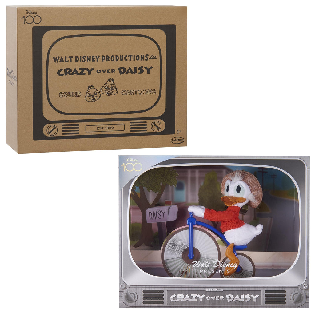 Disney100 Years of Wonder Crazy Over Daisy Donald Duck Collectible Plush Diorama - Amazon Exclusive by Just Play
