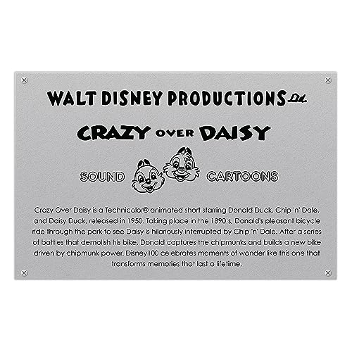 Disney100 Years of Wonder Crazy Over Daisy Donald Duck Collectible Plush Diorama - Amazon Exclusive by Just Play