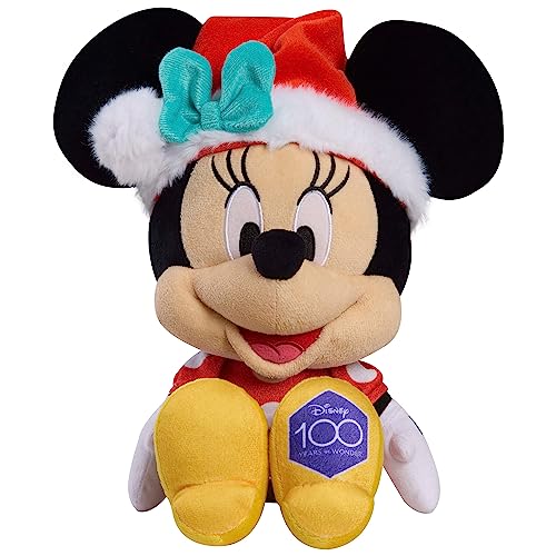 Disney100 Years of Wonder Minnie Mouse Large Holiday Plush – 16-Inch Stuffed Animal by Just Play