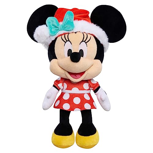 Disney100 Years of Wonder Minnie Mouse Large Holiday Plush – 16-Inch Stuffed Animal by Just Play