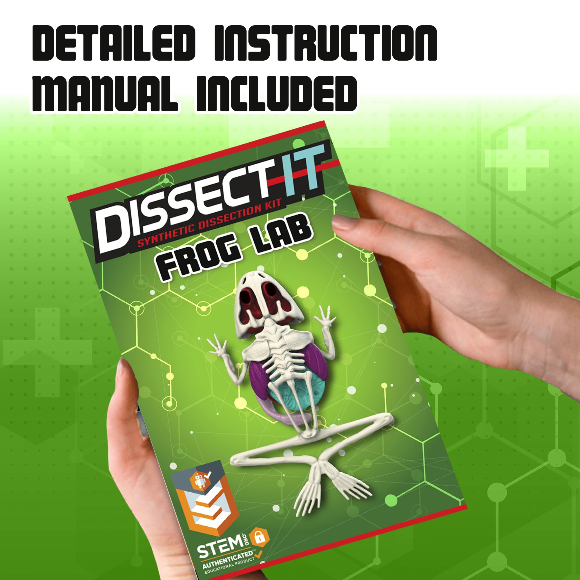 Dissect It Synthetic Frog Dissection Kit for Kids - STEM Anatomy Learning Toy Ages 6+