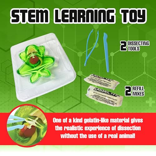 Dissect It Synthetic Frog Dissection Kit for Kids - STEM Anatomy Learning Toy Ages 6+