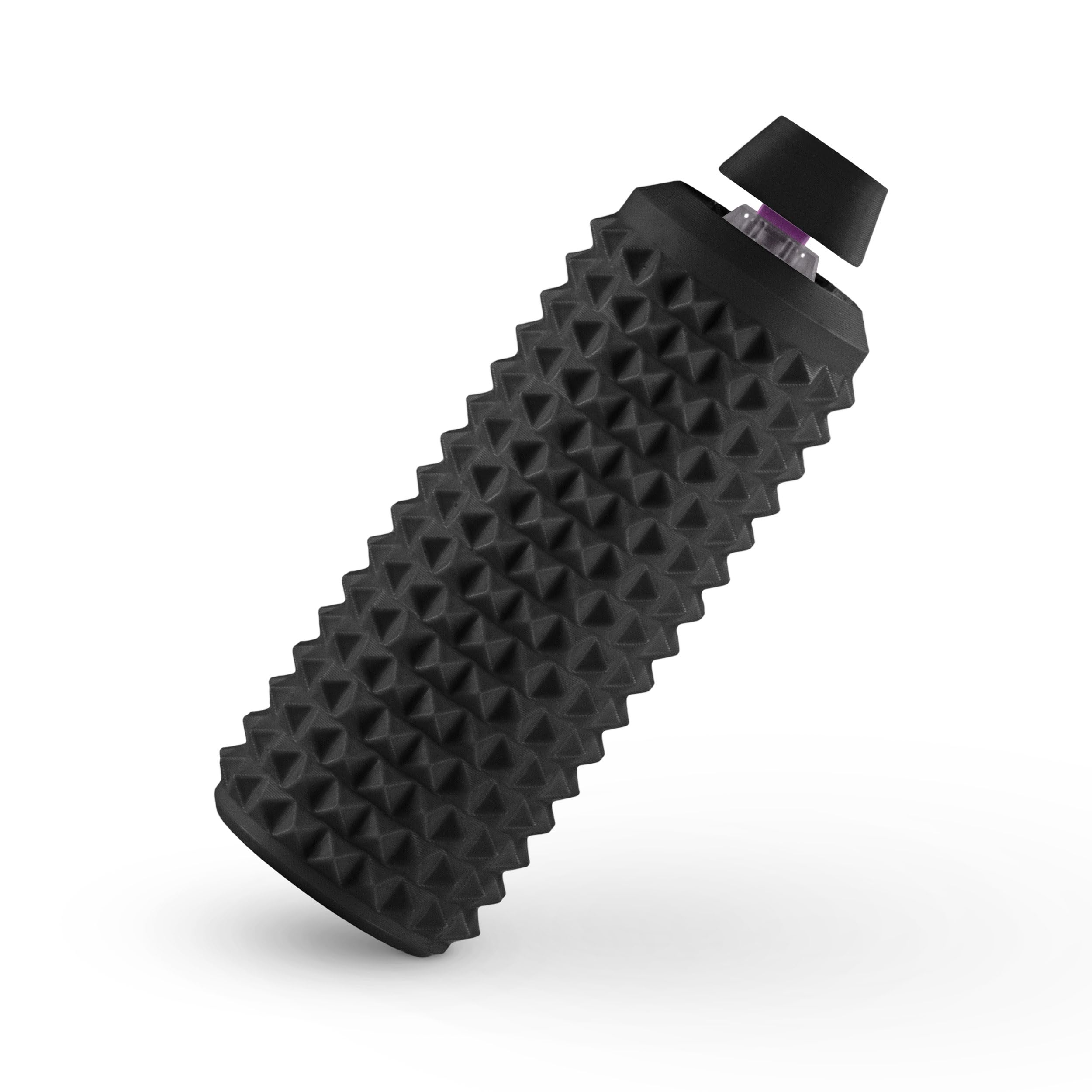 Distractibles Sensory Roller Fidget Toy with Clicker & Tactile Spikes – Black