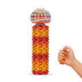 Distractibles Shelly Fidget Clicker | Textured Sensory Tool with Lanyard for Focus (Neon Nova)